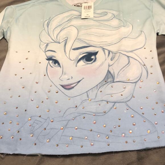 Disney Frozen Elsa embellished knit top Size Small Hot Topic - Picture 4 of 7